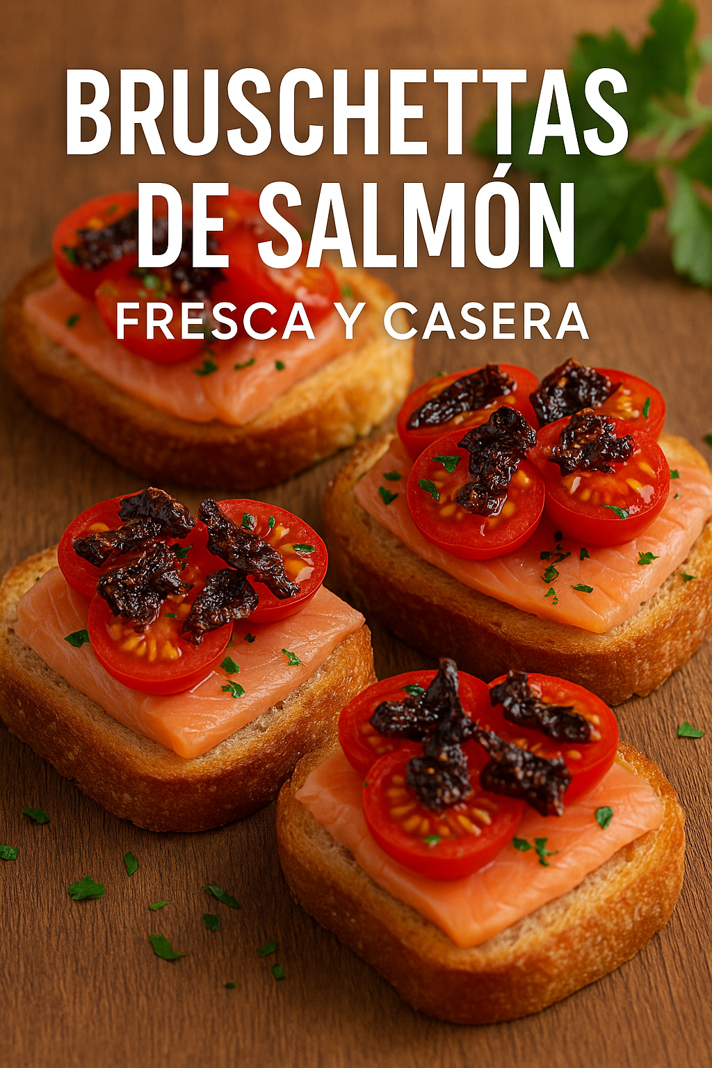 Bruschettas de salmón con chile habanero Bien Mexa – Receta fácil y picosita