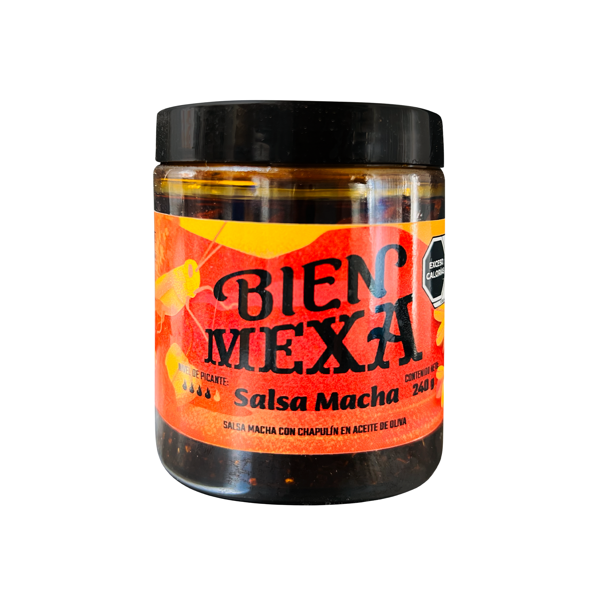 Salsa macha con chapulines